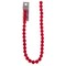 Earth's Jewel Semi-Precious 12mm Red Stabilized Turquoise Dyed Natural Round Strung Bead